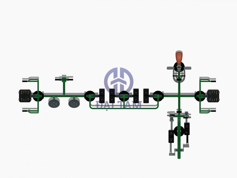 Trạm tập thể dục ngoài trời dành cho trẻ em DTT03