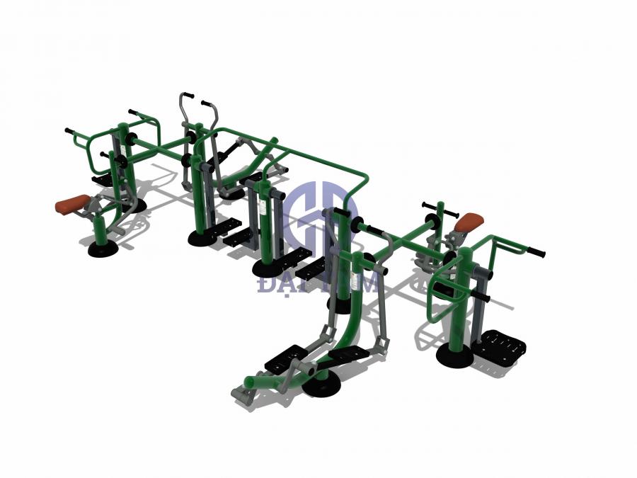 Trạm tập thể dục ngoài trời dành cho trẻ em DTT04