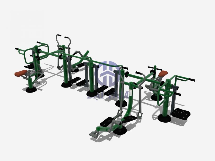 Trạm tập thể dục ngoài trời dành cho trẻ em DTT04