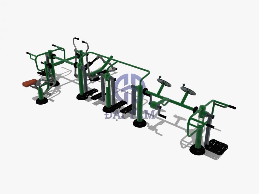 Trạm tập thể dục ngoài trời dành cho trẻ em DTT03